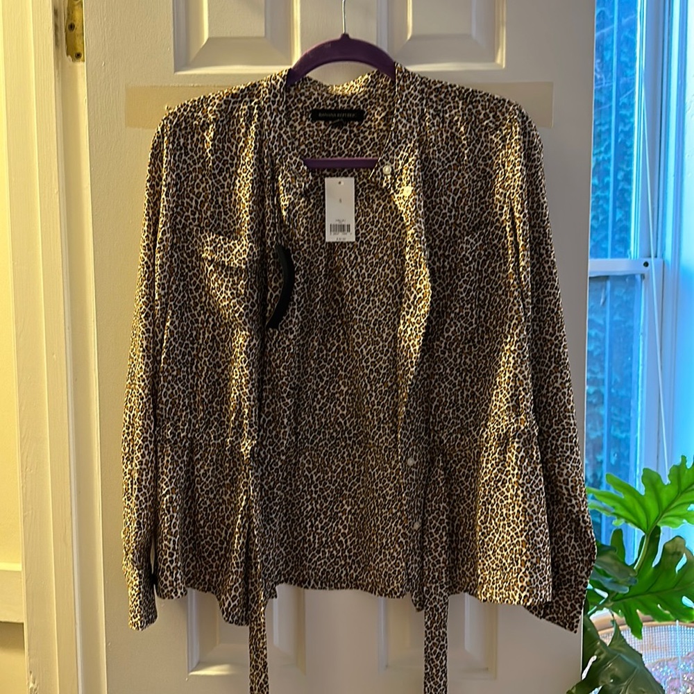 Banana Republic blouse cover up